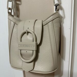 Steve Madden Cream Shoulder Bag